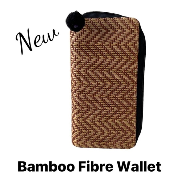 Handbags - Natural Bamboo Fibre Wallet made in Thialand